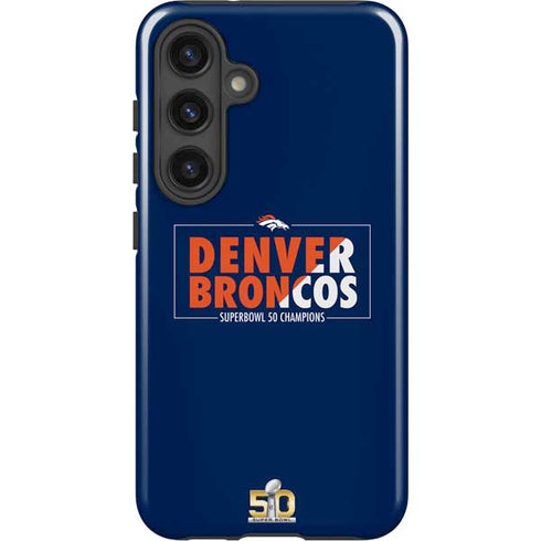 NFL Denver Broncos Super Bowl 50 Champions Bold Galaxy S25 Impact Case