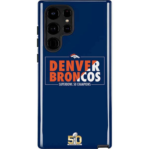 NFL Denver Broncos Super Bowl 50 Champions Bold Galaxy S25 Ultra Impact Case