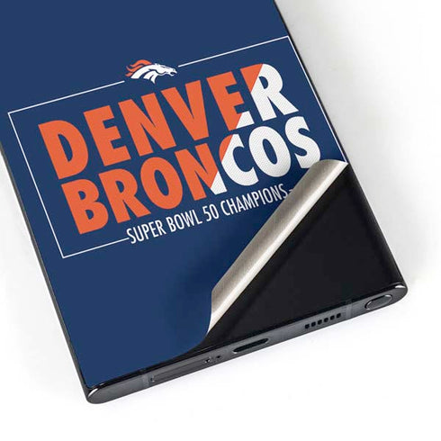 NFL Denver Broncos Super Bowl 50 Champions Bold Galaxy S24 Ultra Skin