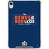NFL Denver Broncos Super Bowl 50 Champions Bold iPad 11th Gen (2025) Clear Case