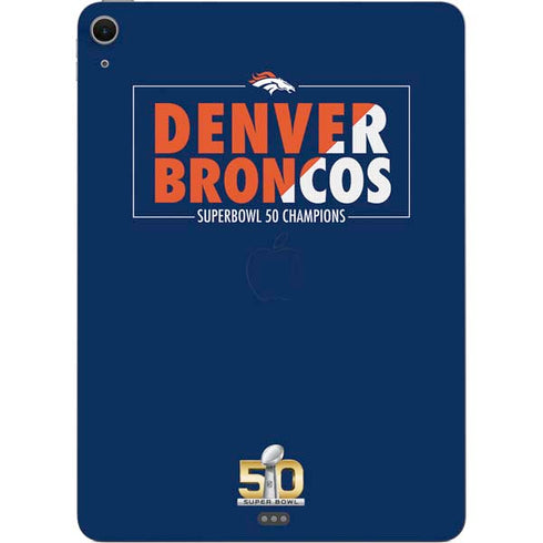 NFL Denver Broncos Super Bowl 50 Champions Bold Apple iPad Air Skin