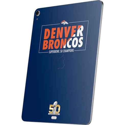 NFL Denver Broncos Super Bowl 50 Champions Bold Apple iPad Air Skin