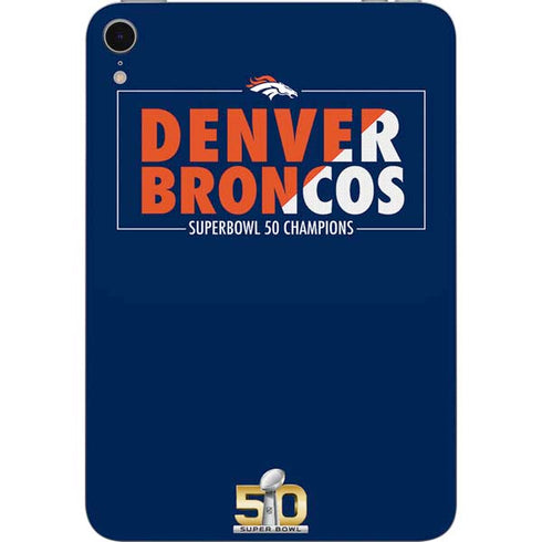 NFL Denver Broncos Super Bowl 50 Champions Bold Apple iPad Mini Skin