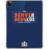 NFL Denver Broncos Super Bowl 50 Champions Bold iPad Pro 11in (2024) Clear Case
