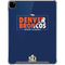 NFL Denver Broncos Super Bowl 50 Champions Bold iPad Pro 12.9in (2020) Clear Case