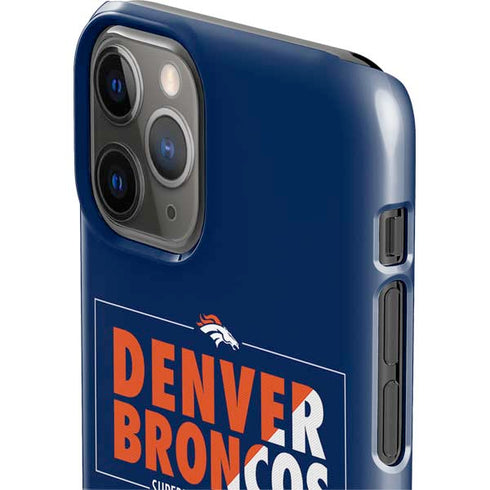 NFL Denver Broncos Super Bowl 50 Champions Bold iPhone 11 Pro Lite Case