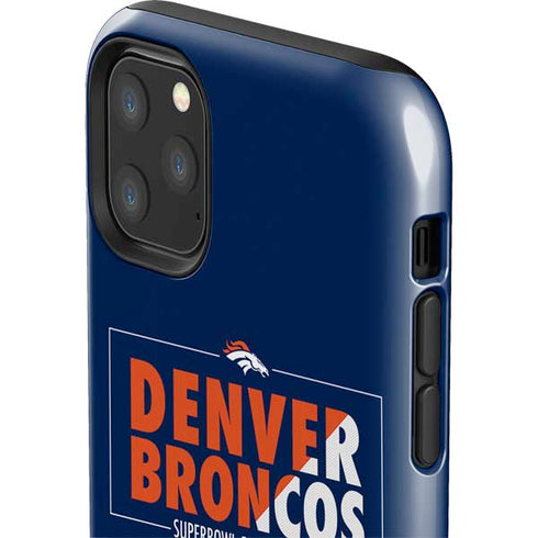 NFL Denver Broncos Super Bowl 50 Champions Bold iPhone 11 Pro Max Impact Case