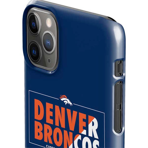 NFL Denver Broncos Super Bowl 50 Champions Bold iPhone 11 Pro Max Lite Case