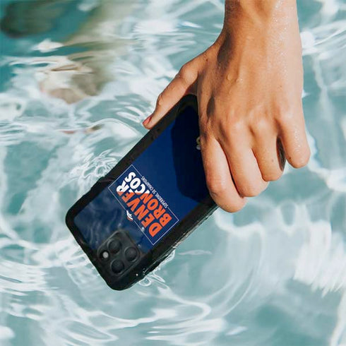 NFL Denver Broncos Super Bowl 50 Champions Bold iPhone 11 Pro Waterproof Case