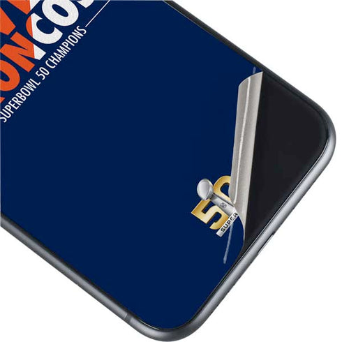 NFL Denver Broncos Super Bowl 50 Champions Bold iPhone 11 Skin