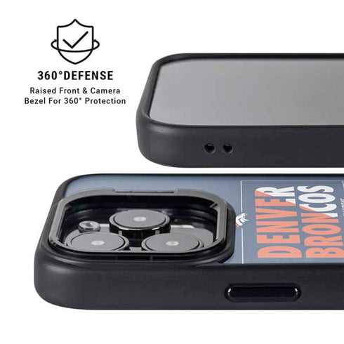 NFL Denver Broncos Super Bowl 50 Champions Bold iPhone 16 Pro Max Kickstand Case