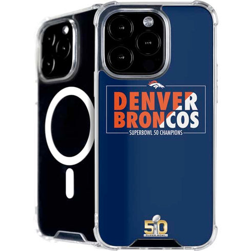 NFL Denver Broncos Super Bowl 50 Champions Bold iPhone 16 Pro Max MagSafe Case