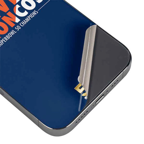 NFL Denver Broncos Super Bowl 50 Champions Bold iPhone 16 Pro Skin