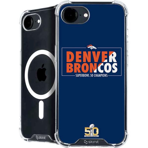 NFL Denver Broncos Super Bowl 50 Champions Bold iPhone 16e MagSafe Case