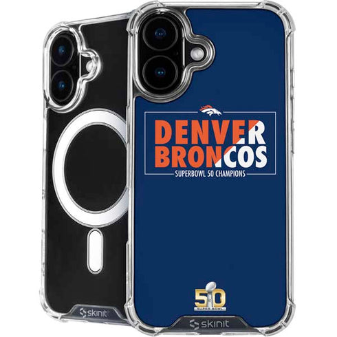 NFL Denver Broncos Super Bowl 50 Champions Bold iPhone 17 MagSafe Case