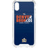 NFL Denver Broncos Super Bowl 50 Champions Bold iPhone XS Clear Case