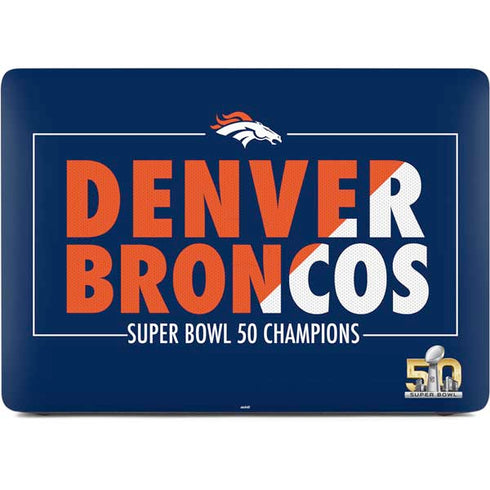 NFL Denver Broncos Super Bowl 50 Champions Bold Apple MacBook Air Skin