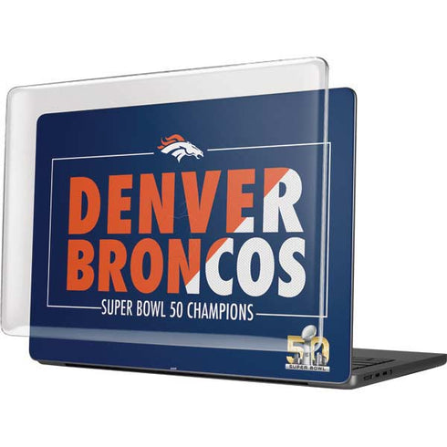 NFL Denver Broncos Super Bowl 50 Champions Bold MacBook Pro 14in (2021-24) Case plus Skin