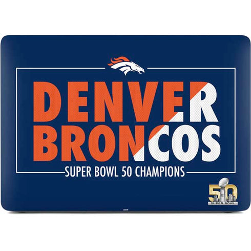 NFL Denver Broncos Super Bowl 50 Champions Bold Apple MacBook Pro 16-inch Skin
