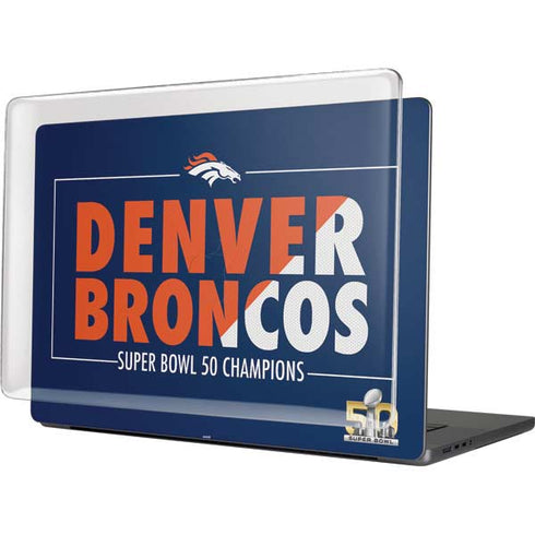 NFL Denver Broncos Super Bowl 50 Champions Bold MacBook Cases