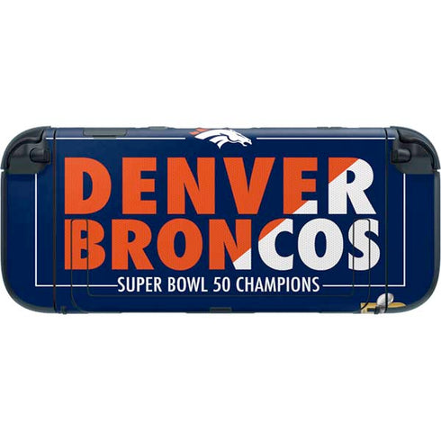 NFL Denver Broncos Super Bowl 50 Champions Bold Nintendo Switch 2 (2025) with Joy-Con Skin
