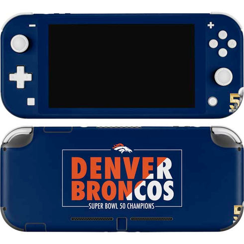 NFL Denver Broncos Super Bowl 50 Champions Bold Nintendo Skins