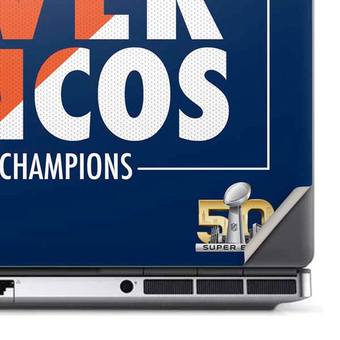 NFL Denver Broncos Super Bowl 50 Champions Bold Dell Precision Skin