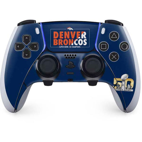 NFL Denver Broncos Super Bowl 50 Champions Bold PlayStation PS5 Skins