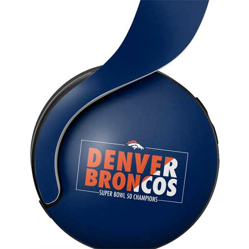 NFL Denver Broncos Super Bowl 50 Champions Bold PULSE 3D Wireless Headset for PS5 Skin