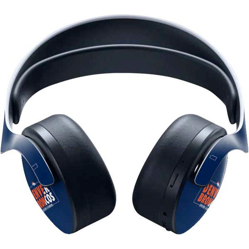 NFL Denver Broncos Super Bowl 50 Champions Bold PULSE 3D Wireless Headset for PS5 Skin
