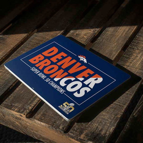 NFL Denver Broncos Super Bowl 50 Champions Bold Surface Laptop 3 13.5in Skin