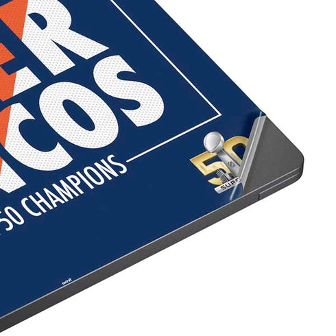 NFL Denver Broncos Super Bowl 50 Champions Bold Surface Laptop 7 13.8in Skin