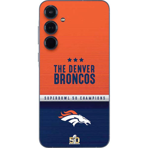 NFL Denver Broncos Super Bowl 50 Champions Galaxy A55 5G Skin