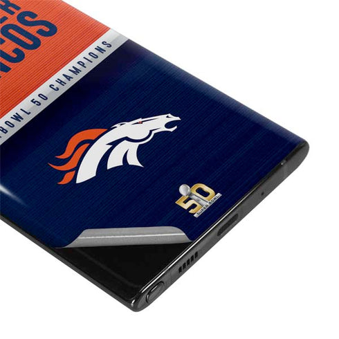 NFL Denver Broncos Super Bowl 50 Champions Galaxy Note 10 Plus Skin