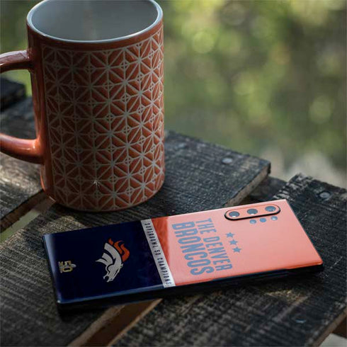 NFL Denver Broncos Super Bowl 50 Champions Galaxy Note 10 Plus Skin
