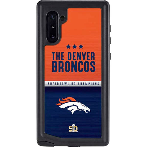 NFL Denver Broncos Super Bowl 50 Champions Galaxy Cases
