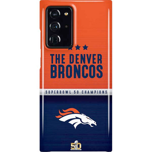 NFL Denver Broncos Super Bowl 50 Champions Galaxy Cases