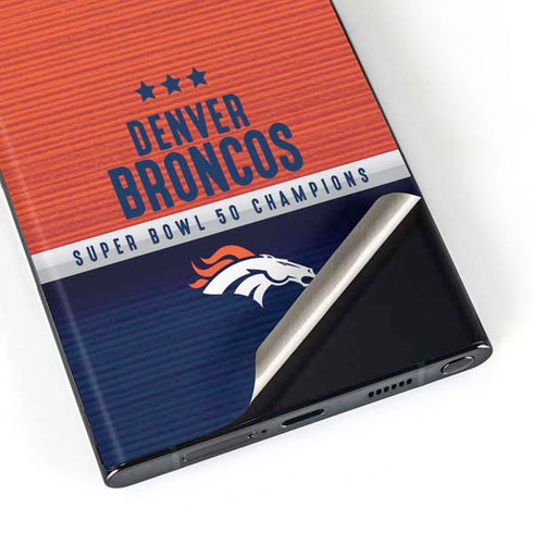 NFL Denver Broncos Super Bowl 50 Champions Galaxy Skins