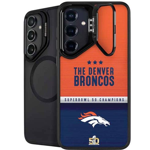 NFL Denver Broncos Super Bowl 50 Champions Galaxy S24 FE Kickstand Case