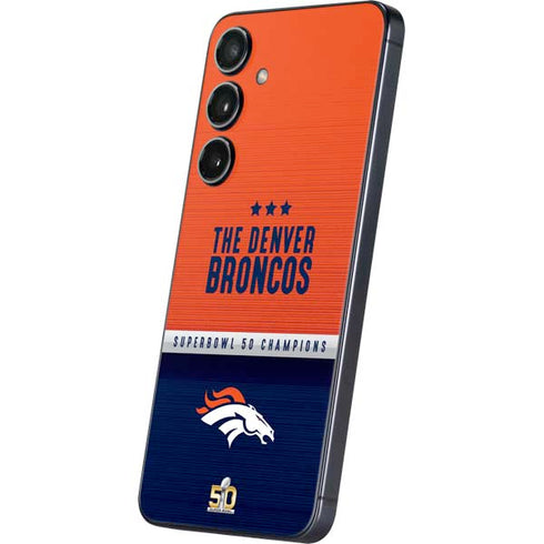 NFL Denver Broncos Super Bowl 50 Champions Galaxy S24 Plus Skin