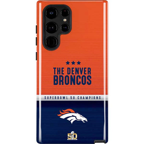 NFL Denver Broncos Super Bowl 50 Champions Galaxy Cases