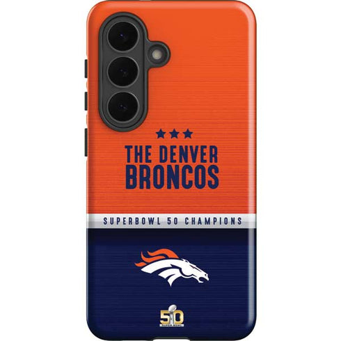 NFL Denver Broncos Super Bowl 50 Champions Galaxy S26 Impact Case