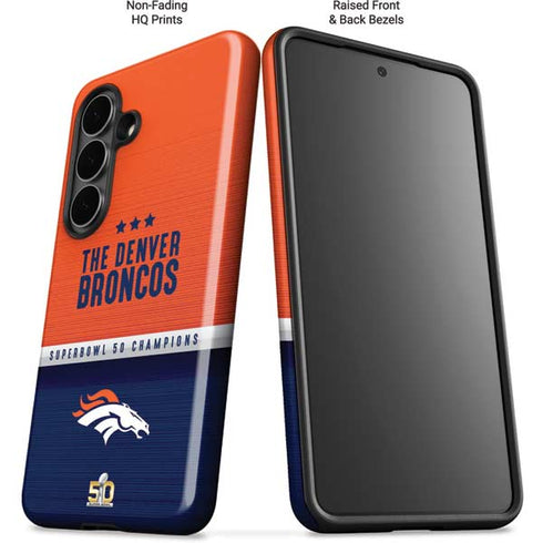 NFL Denver Broncos Super Bowl 50 Champions Galaxy S26 Plus Impact Case