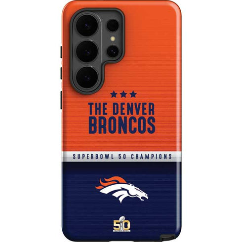 NFL Denver Broncos Super Bowl 50 Champions Galaxy S26 Ultra Impact Case