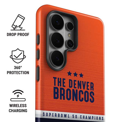 NFL Denver Broncos Super Bowl 50 Champions Galaxy S26 Ultra Impact Case