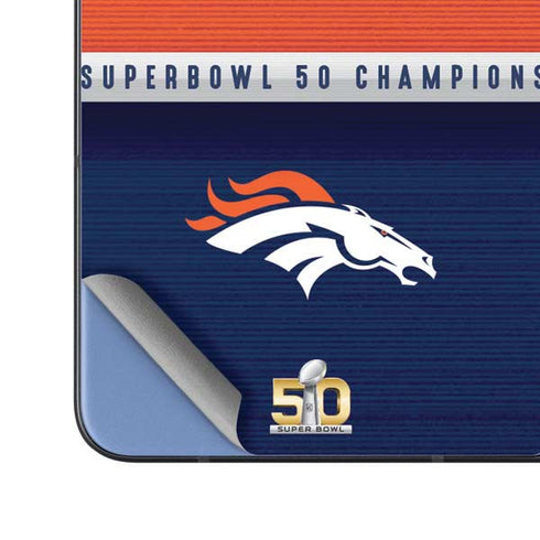 NFL Denver Broncos Super Bowl 50 Champions Galaxy Z Fold5 5G Skin