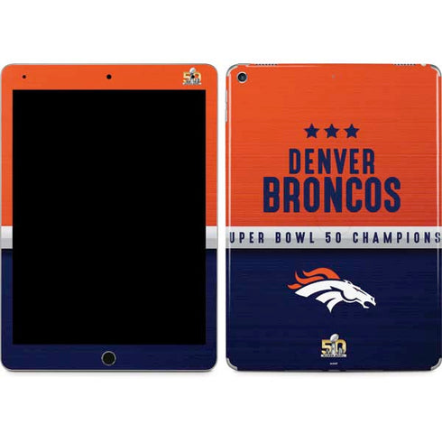 NFL Denver Broncos Super Bowl 50 Champions iPad Skins