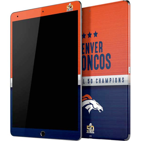 NFL Denver Broncos Super Bowl 50 Champions iPad Skins