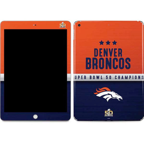 NFL Denver Broncos Super Bowl 50 Champions Apple iPad Skin