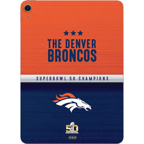 NFL Denver Broncos Super Bowl 50 Champions Apple iPad Air Skin
